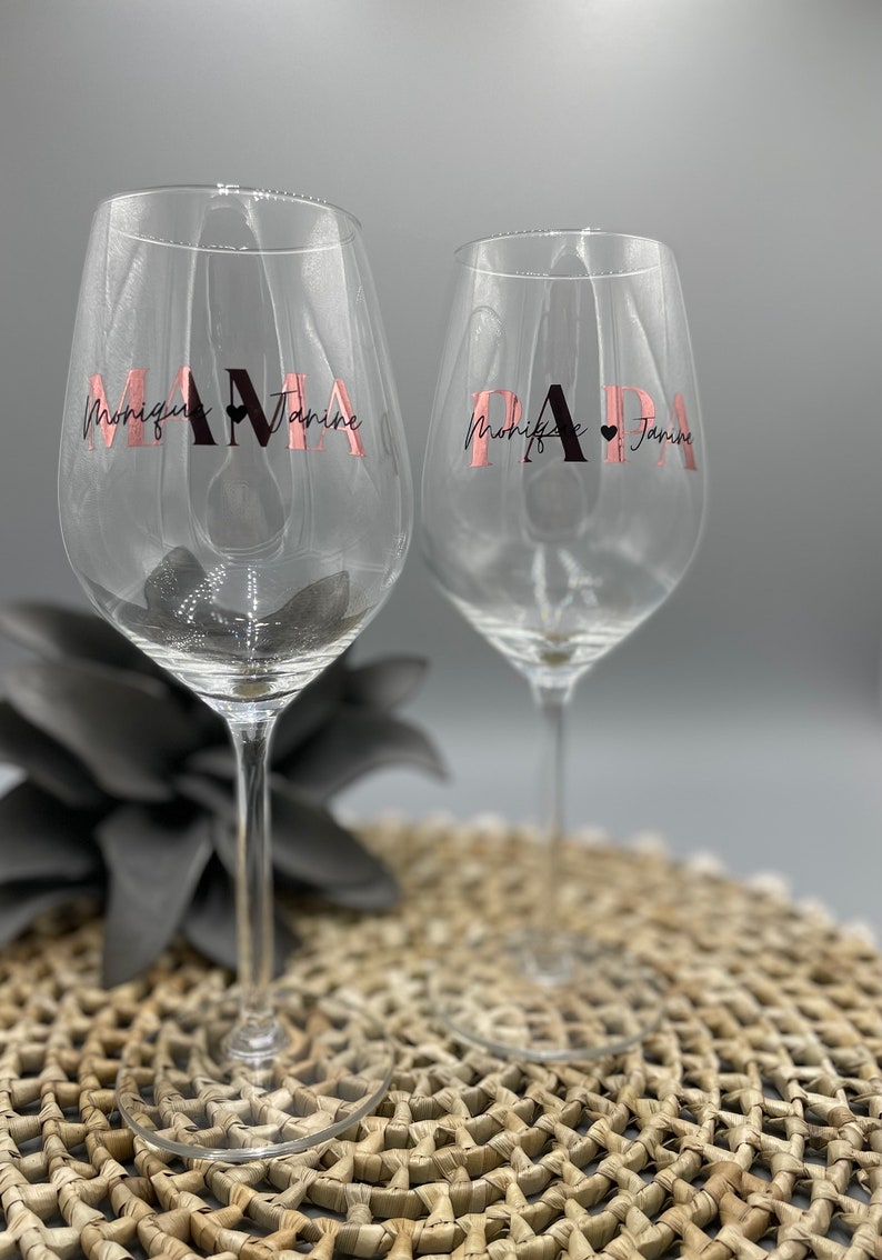 Weinglas / Sektglas personalisiert / Braut / Trauzeugin / JGA / Hochzeit / Geschenk / Muttertag/Vatertag/Abitur/XL/ Holy Aperoli/Lillet Bild 3