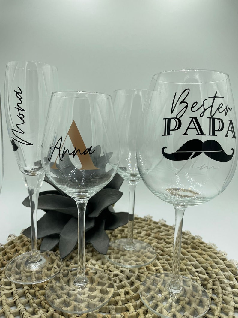 Weinglas / Sektglas personalisiert / Braut / Trauzeugin / JGA / Hochzeit / Geschenk / Muttertag/Vatertag/Abitur/XL/ Holy Aperoli/Lillet Bild 5