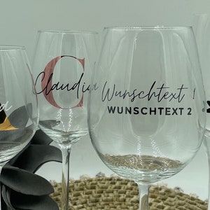 Weinglas / Sektglas personalisiert / Braut / Trauzeugin / JGA / Hochzeit / Geschenk / Muttertag/Vatertag/Abitur/XL/ Holy Aperoli/Lillet Bild 1