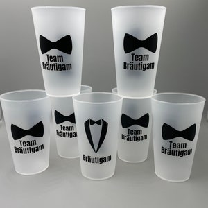 Becher personalisiert Kunststoff JGA Trinken Junggesellenabschied Kindergeburtstag Mädels Jungs Party Trinkbecher Kinder 450ml Symbol+Name/2-Seitig