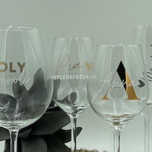 Weinglas / Sektglas personalisiert / Braut / Trauzeugin / JGA / Hochzeit / Geschenk / Muttertag/Vatertag/Abitur/XL/ Holy Aperoli/Lillet Bild 4