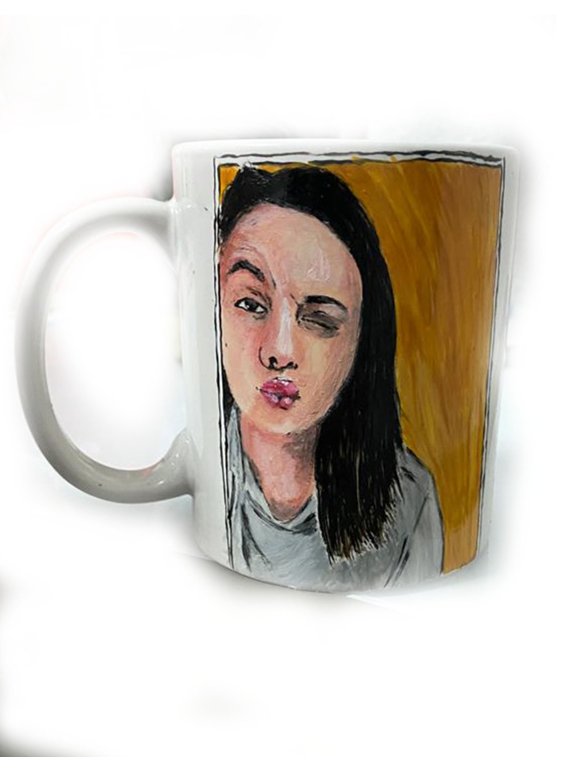 Personalised Hand Painted Mugs Etsy