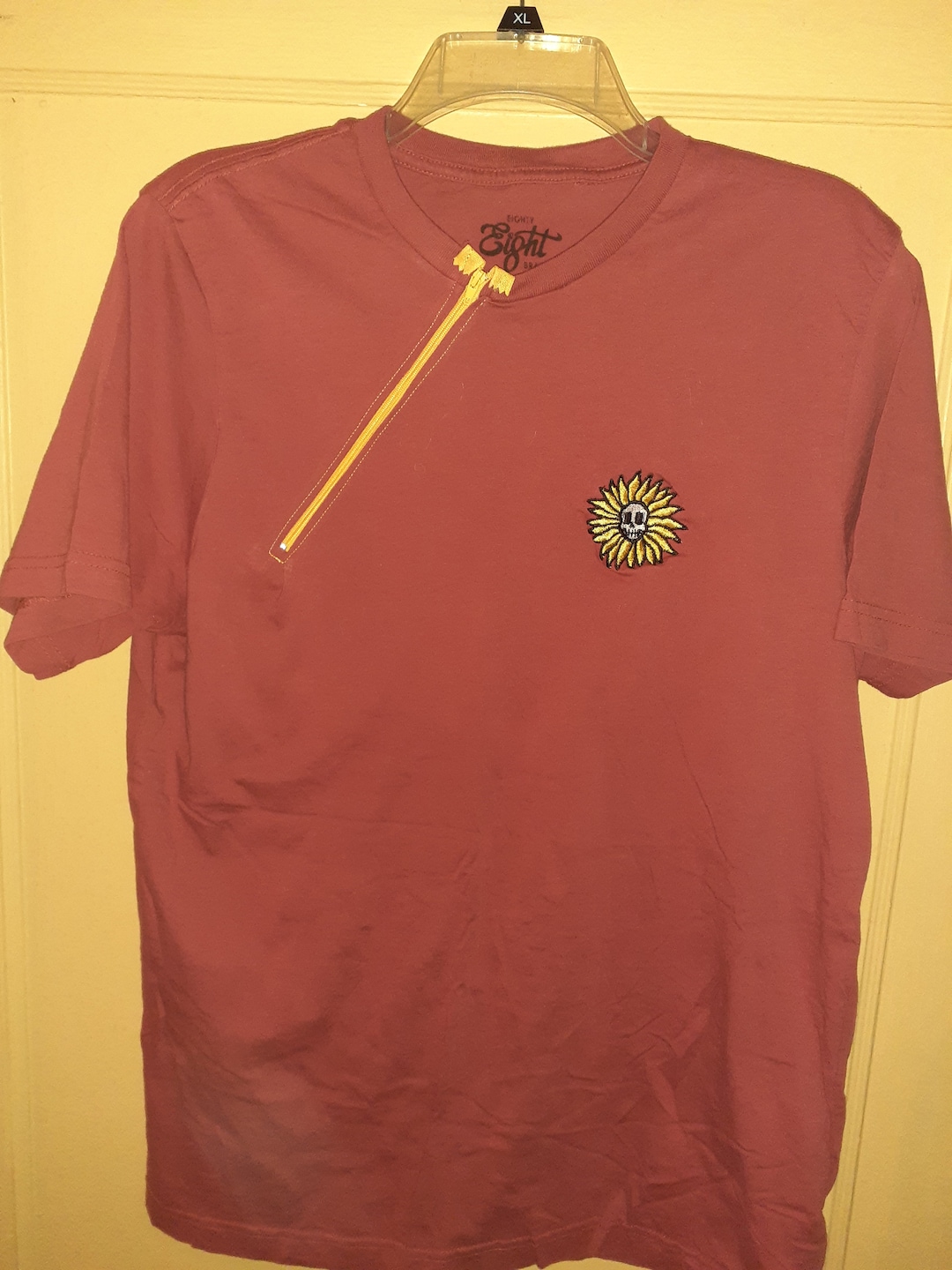 Large Chemotherapy Port Access Shirt With Right Side Zipper Red - Etsy