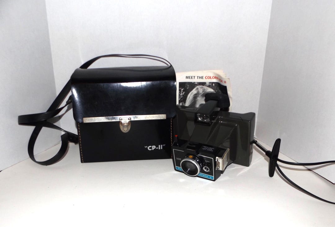 1969 Polaroid Colorpack II Land Camera, Case & Instruction Manual - Etsy