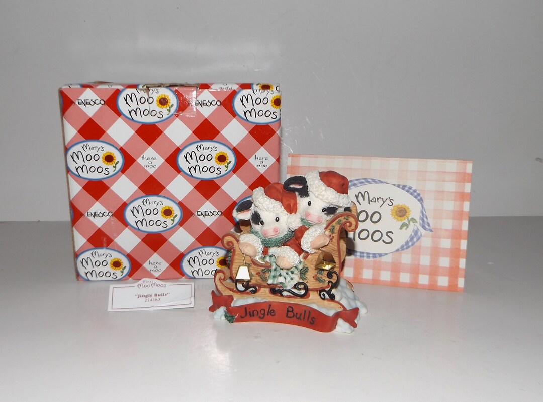 1997 Mary's Moo Moos jingle Bulls Cows in Etsy