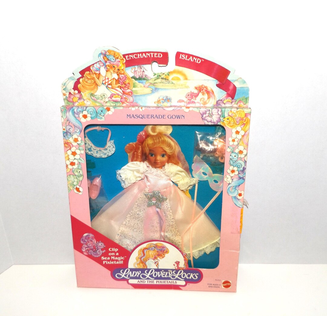 LADY LOVELY LOCKS DAME BOUCLELINE bal masqué Masquerade Gown - Mattel