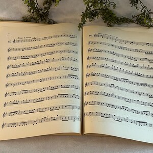 May include: Open book of sheet music with musical notes and symbols. The pages are yellowed with age, and the text "Tempo di Valse" is visible at the top. The book is open to two facing pages of musical notation.