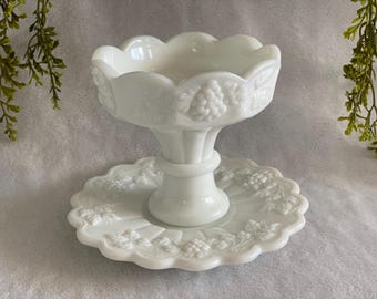 アンティーク　ミルクガラスキャンドルスタンド アンティーク ミルクガラス キャンドルスタンド - STAGE ANTIQUE