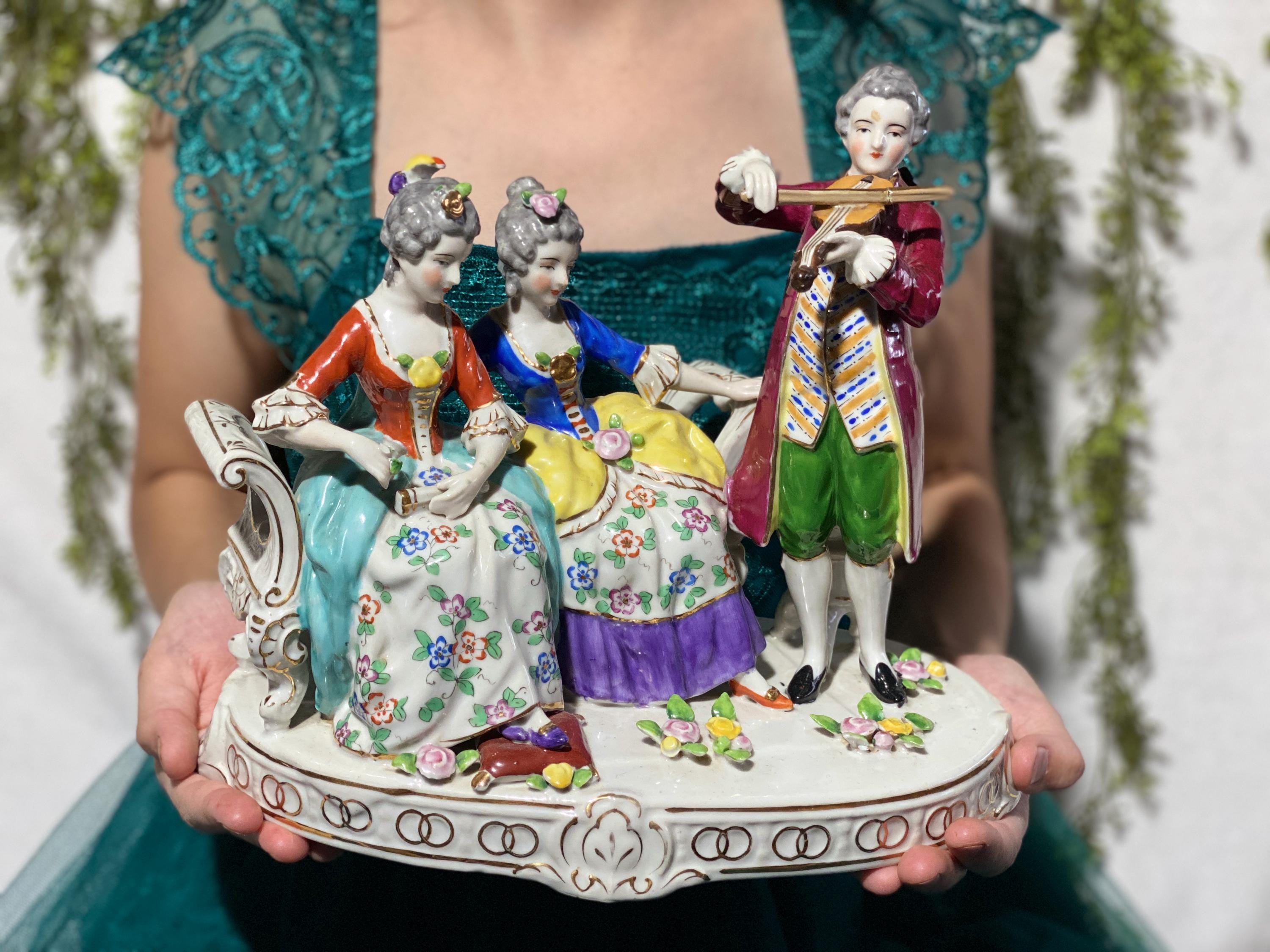 ✨SPドレスデン　置物✨ Dresden porcelain - Etsy 日本