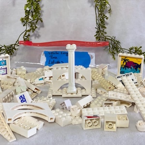 White Legos 1/2 Lb Assorted Lego Bricks 8oz Lego Pieces Building Block Plastic Building Brick Classic Toy Lego & Compatible White Lego Lot