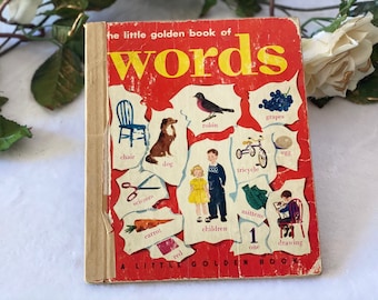 1948 ヴィンテージ 初版 小さな黄金の言葉の本 イラスト入り 子ども用