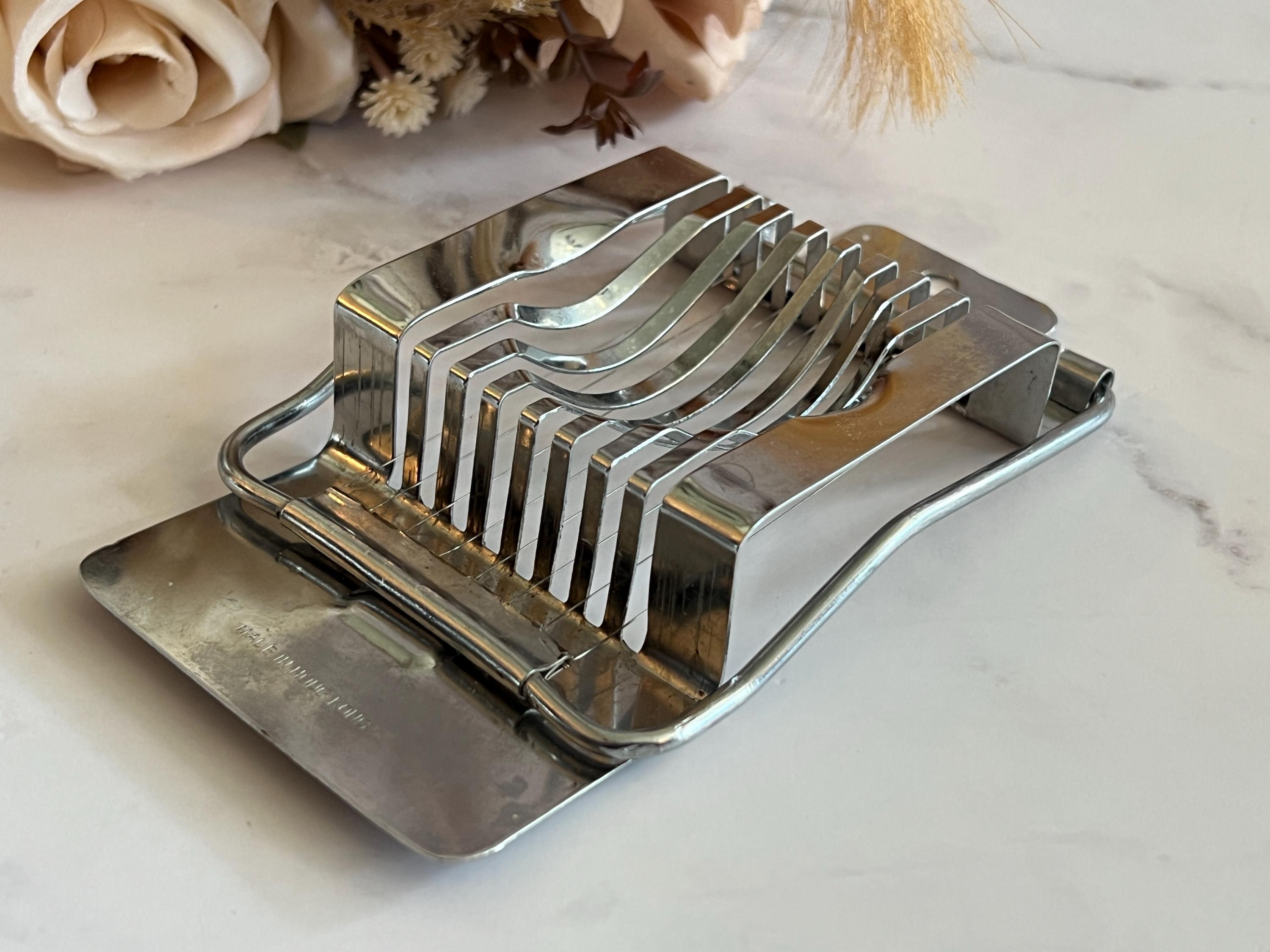 アンティーク　イングランド製　インテリア　英国製　卵スライサー　海外購入 Vintage egg cutter - Etsy 日本