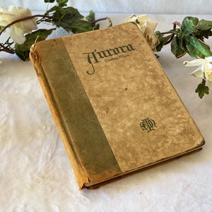 Antique 1915 Aurora Michigan State Normal College Yearbook Collector Vintage Yearbook