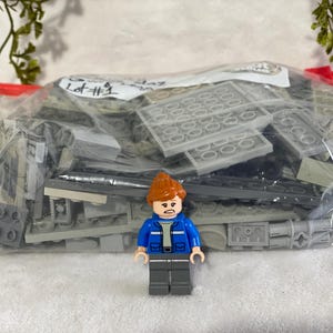 Gray Legos 1/2 Lb Assorted Lego Bricks 8oz Lego Pieces Building Block Plastic Building Brick Classic Toy Lego & Compatible FREE Minifigure