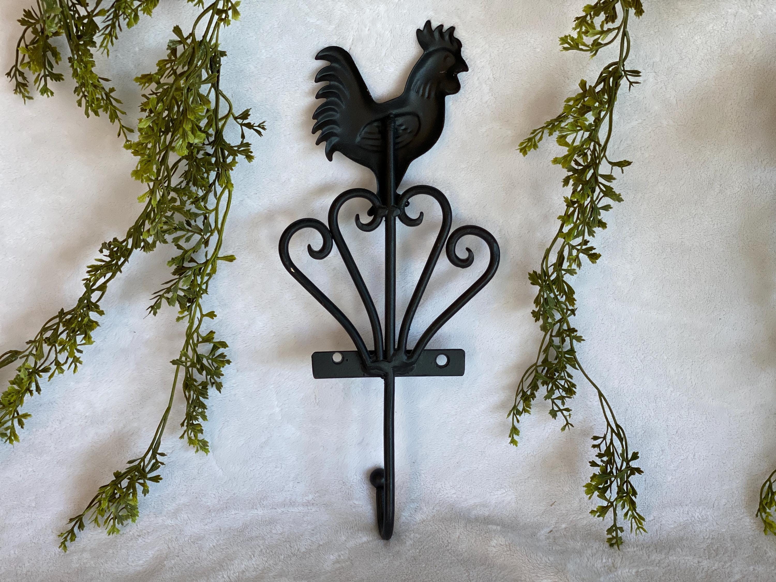 Wrought Iron Metal Rooster Products