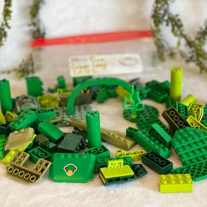 Green Legos 1/2 Lb Assorted Lego Bricks 8oz Lego Pieces Building Block Plastic Building Brick Classic Toy Lego & Compatible Green Bricks