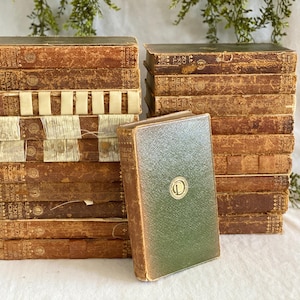 1900s Antique Charles Dickens Book Collection Popular Edition Copperfield Oliver Twist Christmas Carol First Edition English Books Damage