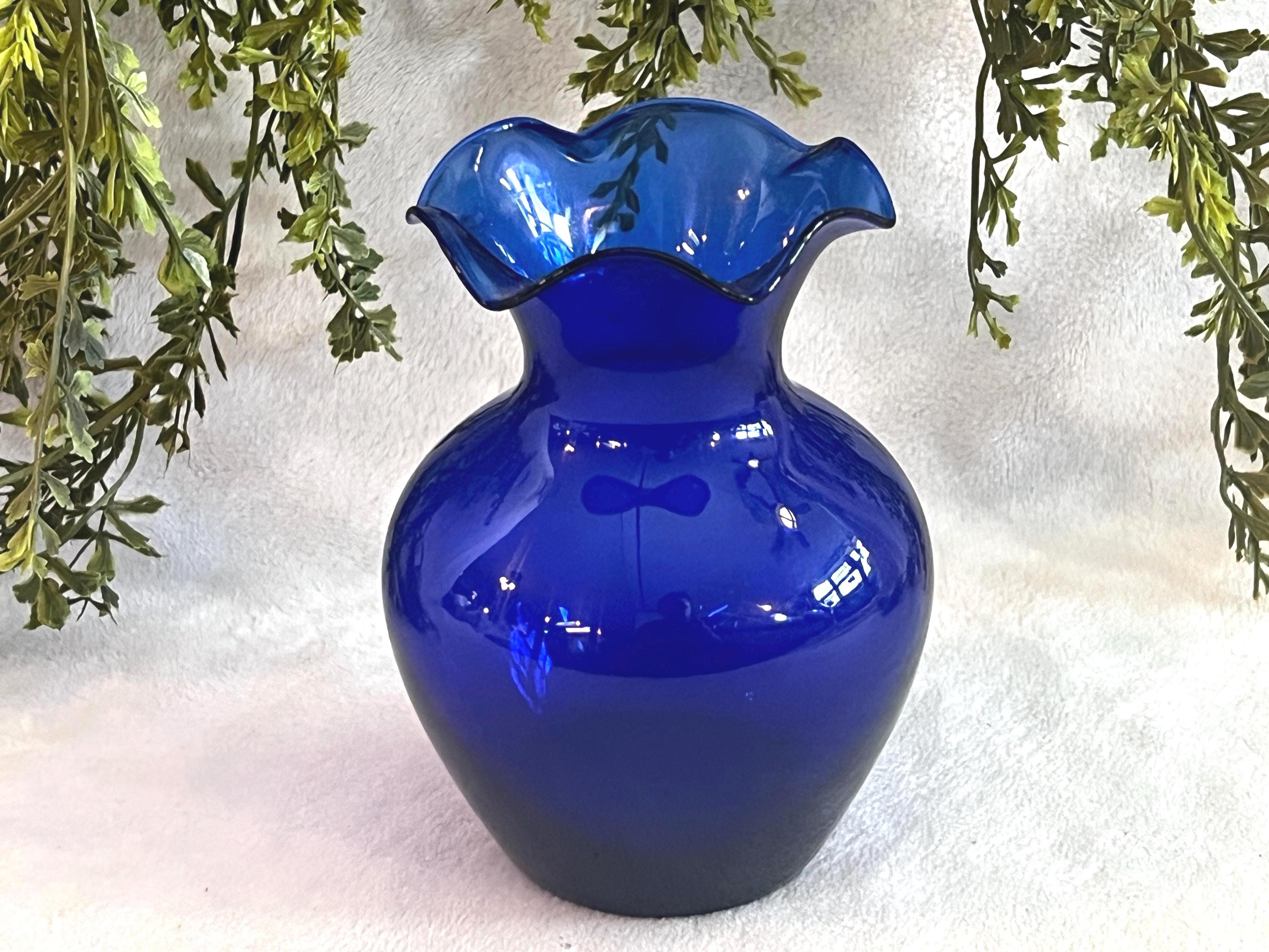 Art Deco Glass Vase - Etsy