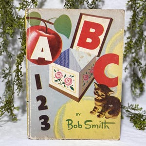 1946 Vintage ABC Book Bob Smith Vintage School Book Pied Piper Books Alphabet Book Vintage School Book Vintage American Education USA Made