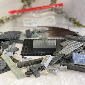 Graue Legos 1/2 Pfund Assorted Lego Steine 8 Unzen Lego Stücke Baustein Kunststoff Baustein Klassisches Spielzeug Lego & Kompatibel Grau Lego Lot