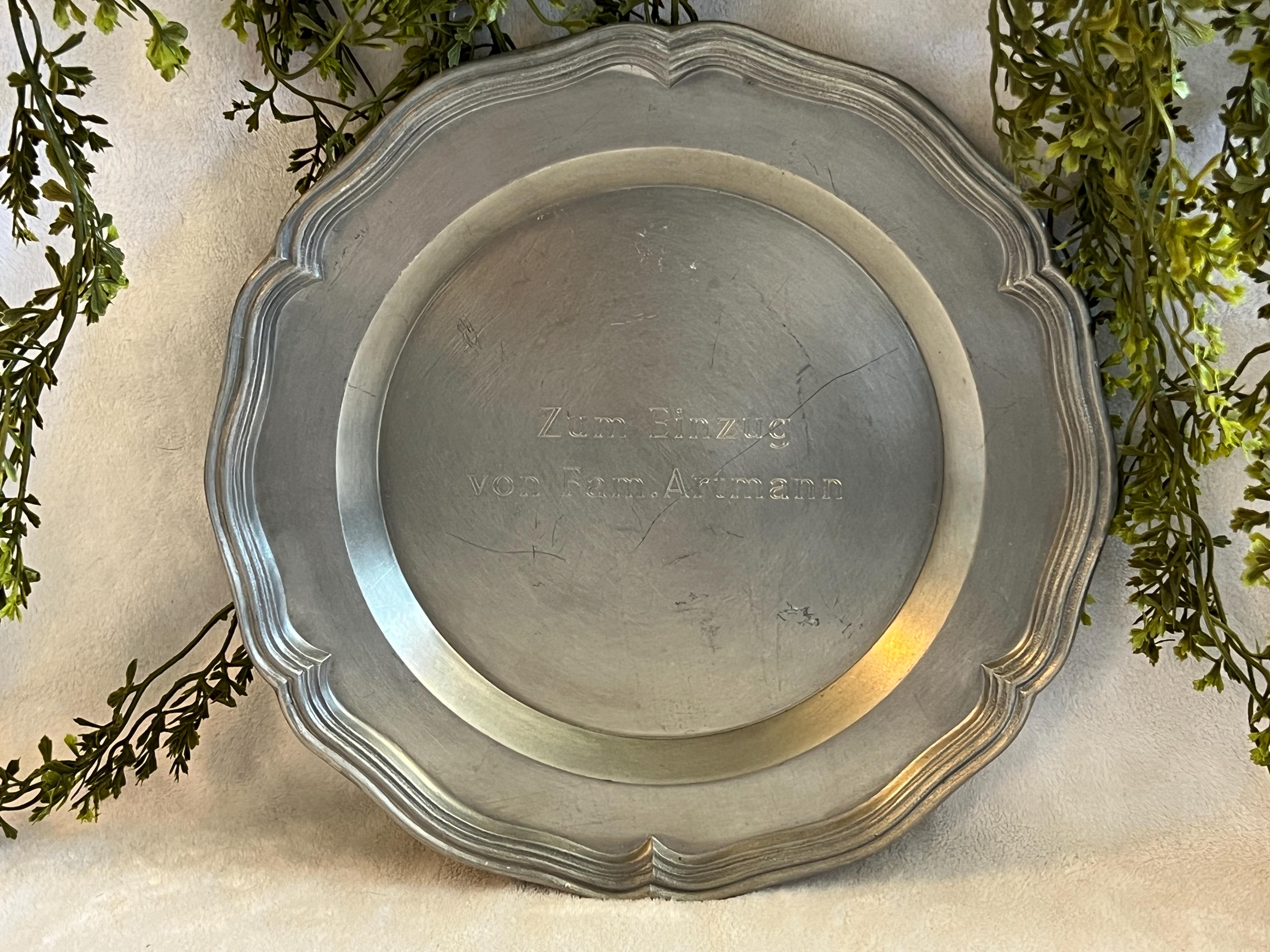 German pewter plates - Etsy 日本
