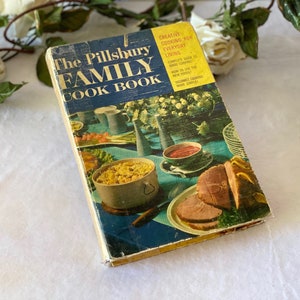 Jahrgang 1969 Die Pillsbury Familie Kochbuch Vorspeisen Brot Süßigkeiten Desserts Muscheln Suppen Salate Gemüse, Geschenk für Koch Chef Küche