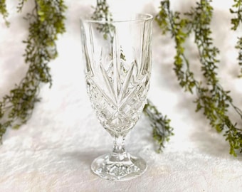 Vintage Lead Crystal Water Goblet Godinger Dublin Crystal Water Glasses Iced Tea Glass Vintage Christmas Gift for Her House Warming Gift ONE