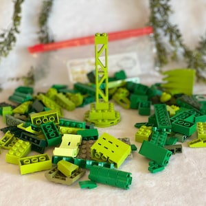 Green Legos 1/2 Lb Assorted Lego Bricks 8oz Lego Pieces Building Block Plastic Building Brick Classic Toy Lego & Compatible Green Bricks