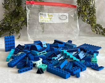 50ct Lego Medium Azure Brick 1 X 1 - Etsy