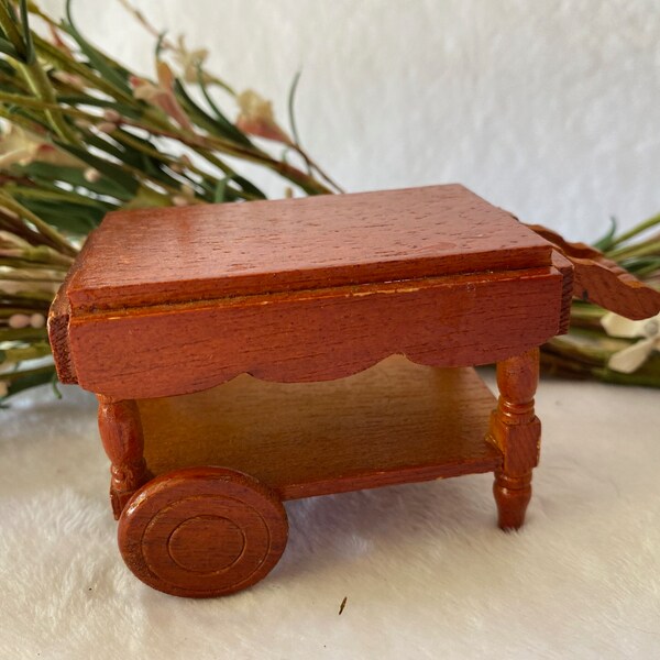 Dollhouse Bar Cart Etsy
