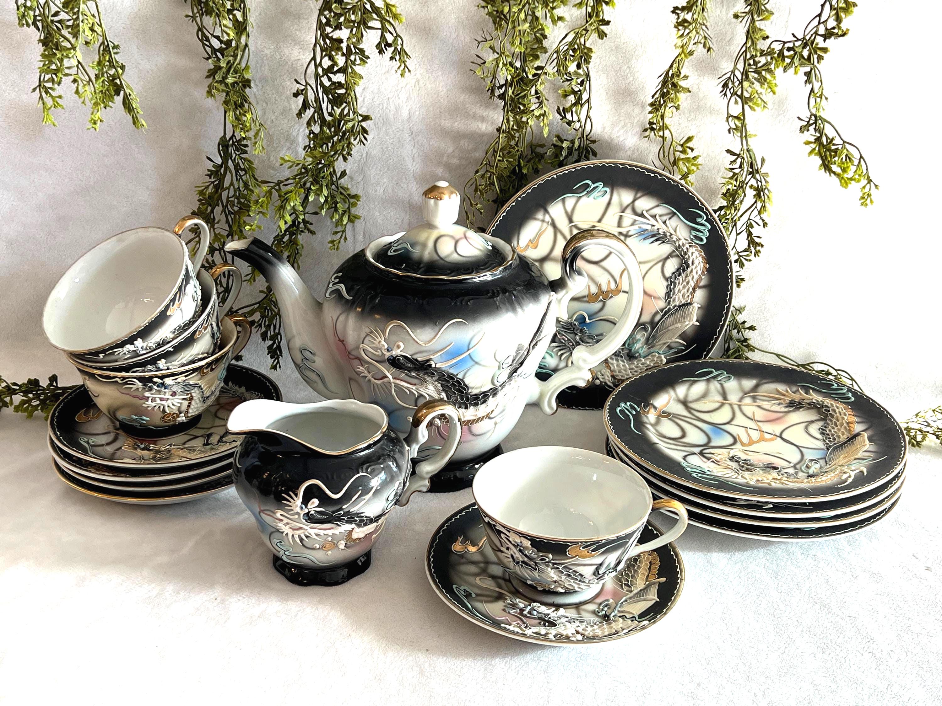 China Dragon Teacup - Etsy
