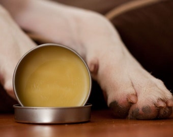 NOSE N' TOES - natural healing balm for your dogs nose, skin and paw pads | Calendula dog paw balm - 95g screw lid tin