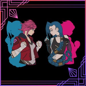 Arcane Sisters- Double-Sided Acrylic Keychain