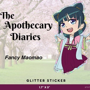 The Apothecary Diaries- Maomao Glitter Sticker