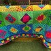 Bright Coloured Handmade Patchwork Quilt, Professionally Machine ...