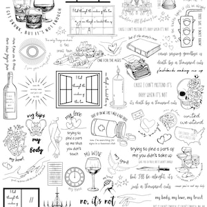 Death By A Thousand Cuts lyric art