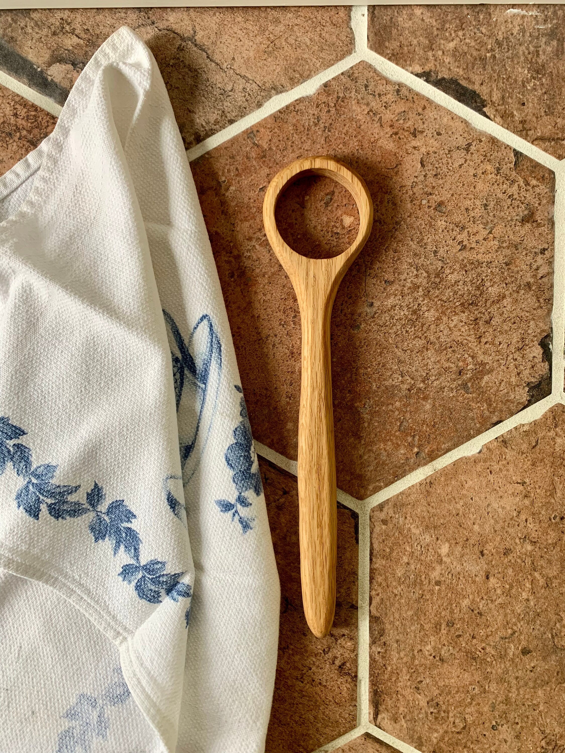 Buy Hand Crafted Wood Burned Danish Dough Whisk And Stoneware Spoon Rest  Set, made to order from CROWN STUDIO