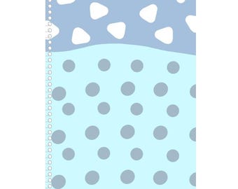 Reusable Mini Pocket Nurse Report Notebook: Stars&Moon RN Design