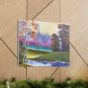 20x16" - Fall Treeline - Canvas Gallery Wrap