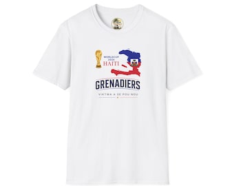 Camiseta de los Granaderos de Haití para el Mundial 2026 / Camiseta de fútbol con mapa de Haití