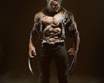 Figura de Logan Fan Art impresa en 3D, pintada/sin pintar, modelo de resina, kit de garaje CA3D