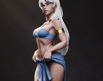 Figura de Kida Fan Art impresa en 3D, pintada/sin pintar, modelo de resina, kit de garaje CA3D