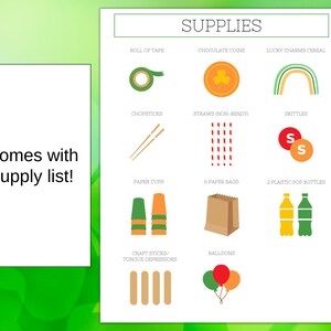 St Patrick's Day Minute to Win It Printable Game Ideas with Supply List and Score Sheet image 4