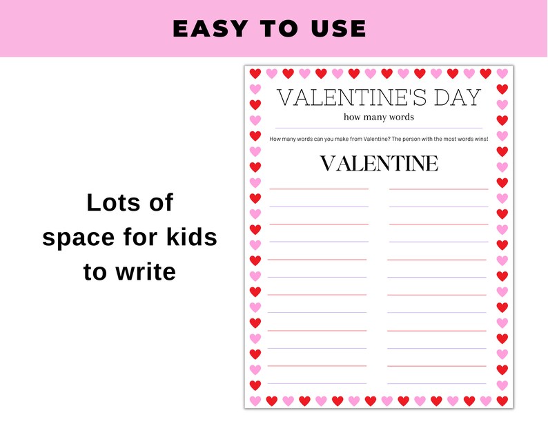 Valentine's Day Games Printable Bundle - Etsy