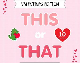 Juego de San Valentín: Actividad para niños en el aula (descarga digital)