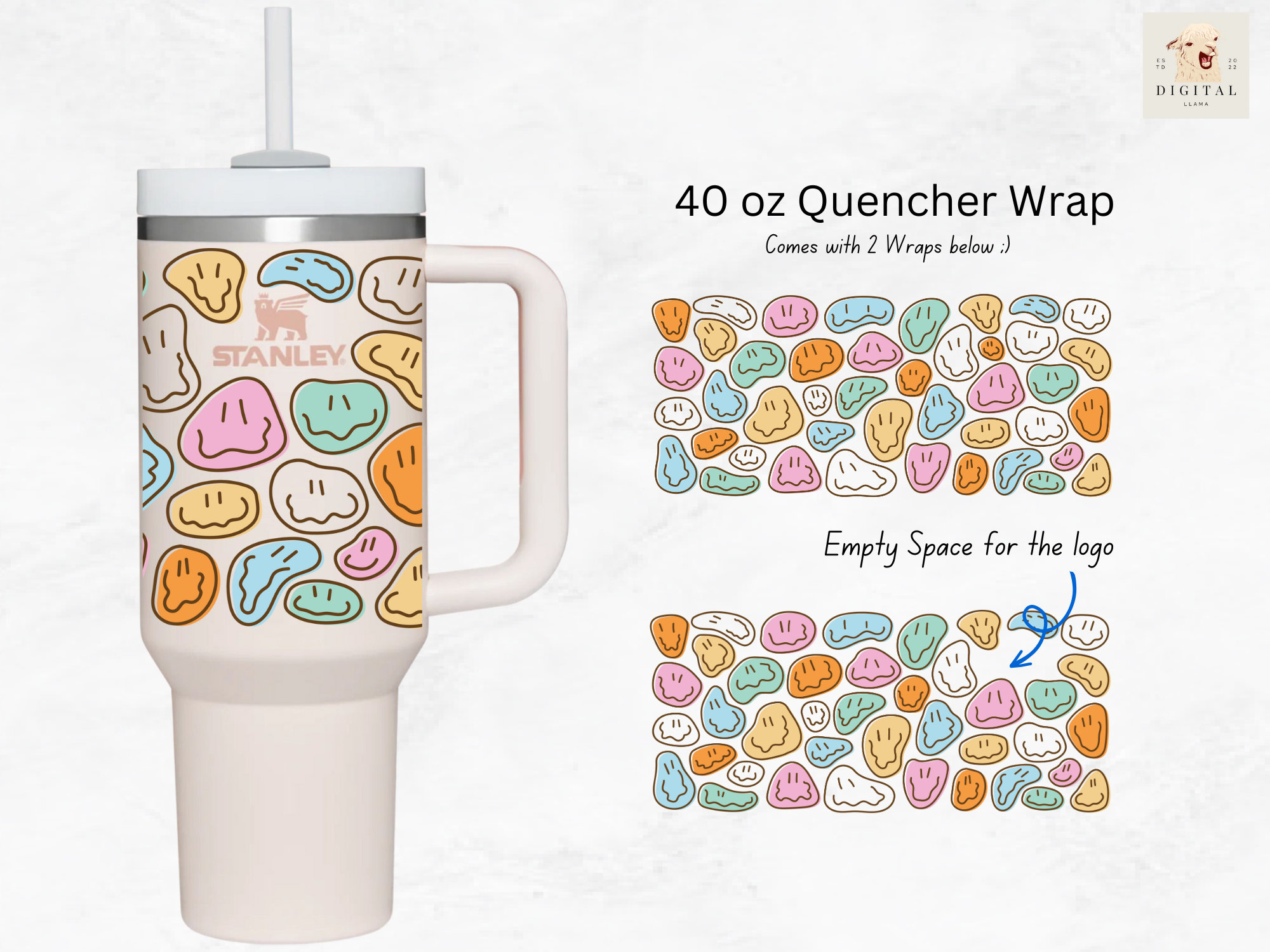 Stanley Quencher 2.0 30oz Tumbler Wrap Engraving Template – ThingsKatieMakes