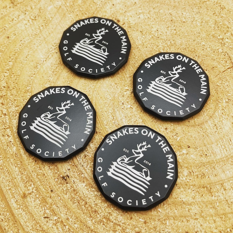 Personalized Custom Golf Ball Marker and Divot Tool, Christmas Gift