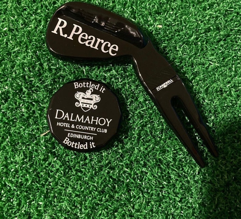 Personalized Custom Golf Ball Marker and Divot Tool, Christmas Gift