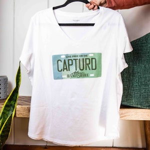 Captured License Plate T-shirt