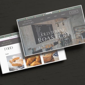 Wix Coffee Shop Website Template Website Template Wix Cafe Template image 2